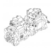 Main hydraulic pump Kawasaki K3V112DT-1VJR-9N2E-V for crawler excavator Volvo EC 210D 