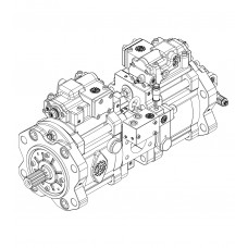  K3V112DT-1GMR-9C79-1+F Main Hydraulic Pump for JCB JS 240 Excavator 