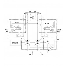  K3V112DT-1GMR-9C79-1+F Main Hydraulic Pump for JCB JS 240 Excavator 