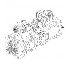 Kawasaki K3V140DT-1CER-9C12-D main hydraulic pump for Hyundai R290LC-7 crawler excavator