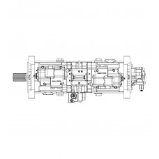 Kawasaki K3V140DT-1CER-9C12-D main hydraulic pump for Hyundai R290LC-7 crawler excavator