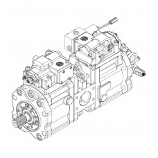 Kawasaki K3V63DT-1ZDR-9NOT Main Hydraulic Pump For Volvo EC 140B