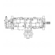 Kawasaki K3V63DTP-1RPR-9C25 Main Hydraulic Pump For JCB JS 160W Crawler Excavator 