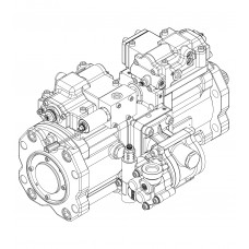 Kawasaki K5V80DTP-1RPR-9C18 Main Hydraulic Pump For JCB JS 175W Crawler Excavator